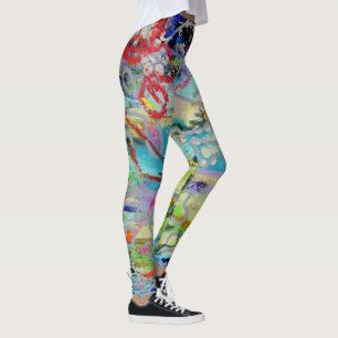 Leggings Capas Cálidas por Sangria de Arte de Lydia
