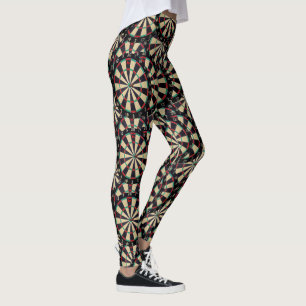 Leggings Capas Coloridas De Carteles,