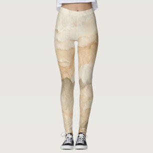 Leggings Capas Raspadas Texturizadas Orgánicas Naturales