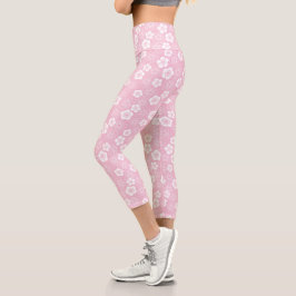 Leggings Capri 梅 | patrón tradicional japonés de ciruela KIMONO