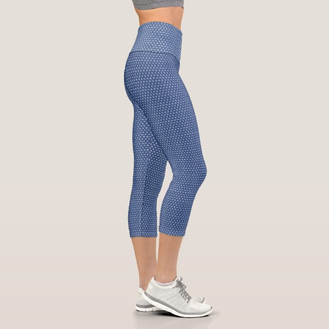 LEGGINGS CAPRI 麻の葉模様 (Derecha)
