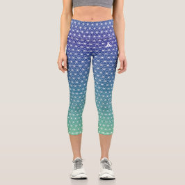 Leggings Capri 麻 の 葉 ASANOHA | Patrón KIMONO tradicional japonés
