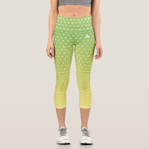 Leggings Capri 麻 の 葉 ASANOHA   Patrón KIMONO tradicional japonés