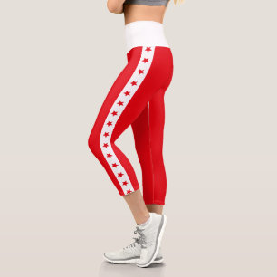 Leggings Capri 1776 Bandera Patriótica de la Bandera Estadouniden