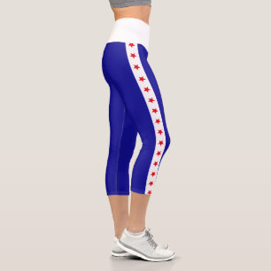Leggings Capri 1776 EE. UU. 250 cumpleaños bandera patriótica est