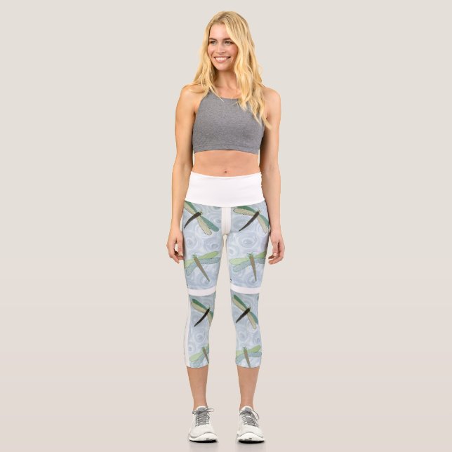 Leggings Capri 2 Dragonflies #1 (Anverso)
