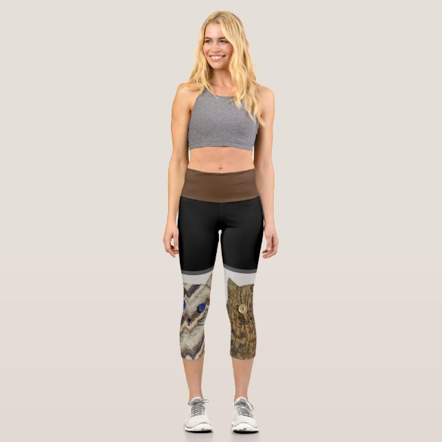 Leggings Capri 2 Gatos Grasos #1 (Anverso)