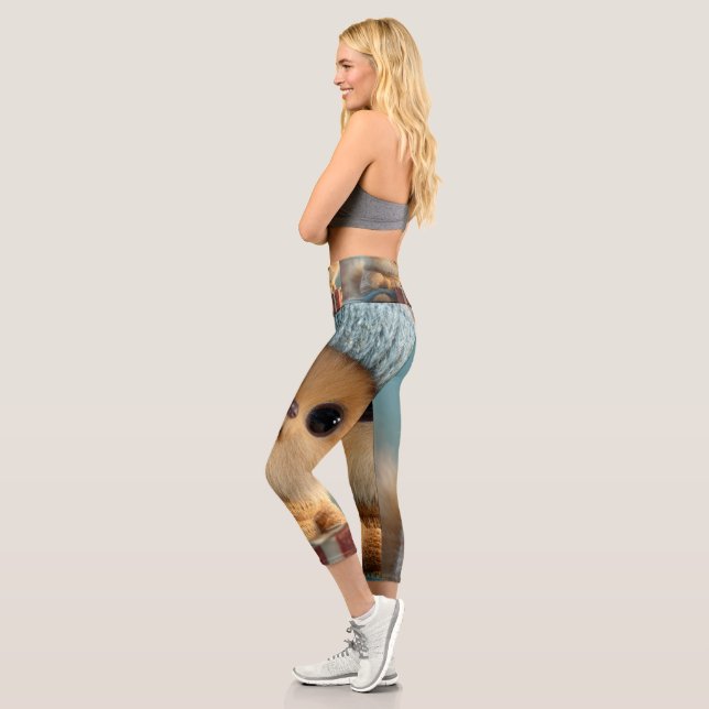 Leggings Capri abrazos acogedores (Izquierda)