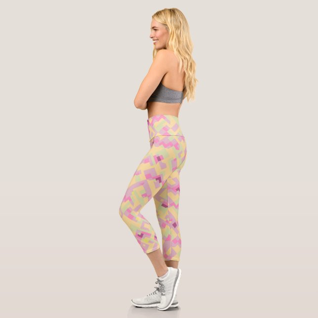 Leggings Capri Abstracto Boho Audaz (Izquierda)