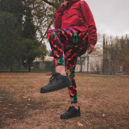 Leggings Capri Abstracto Floral