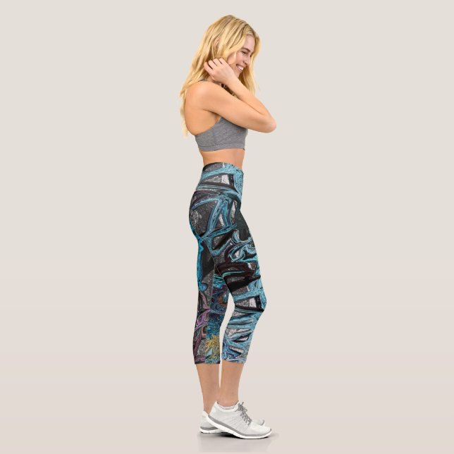 Leggings Capri Abstratika Yoga Pants (Derecha)