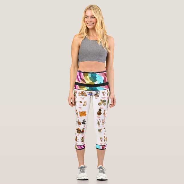 Leggings Capri Actos del Circo Dingaling Bros (Anverso)
