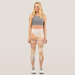 Leggings Capri Acuarela del cañón del desierto