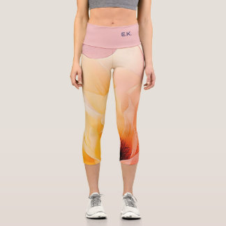 Leggings Capri Acuarela Floral Chic