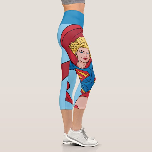 Leggings Capri Adorable Supergirl Stance (Derecha)