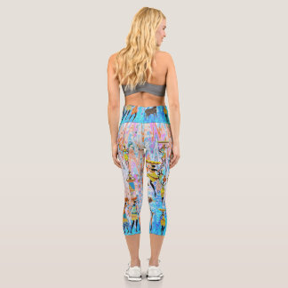 Leggings Capri African Village