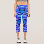 Leggings Capri Agate Neon Blue Gold Purpurina Marble Capri Leggin<br><div class="desc">Leyendas Capri con el Purpurina Agate Neon Blue Gold Marble Geode Personalizable Leggings Regalo - o Añadir su nombre / texto - Hacer su regalo especial ! Redimensionar y mover o eliminar / añadir texto / elementos con la herramienta Personalización ! Diseño por MIGNED ! Por favor, vean mis otros...</div>