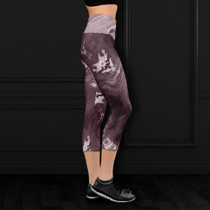 Leggings Capri Agato malauve cristalizado Mármol rosa Rosa turb