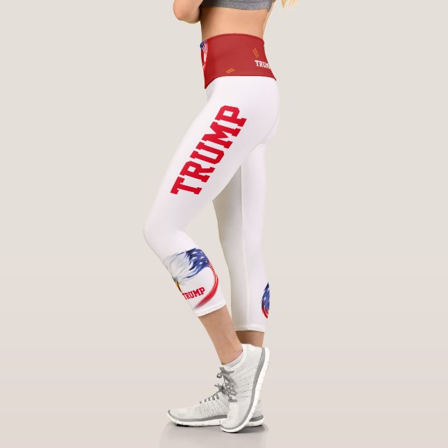 Leggings Capri Águila estadounidense Trump 2024 (Izquierda)