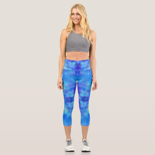 Leggings Capri Alas azules