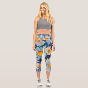 Leggings Capri Alaskan Crazy Daisies Capri Leyendas de yoga