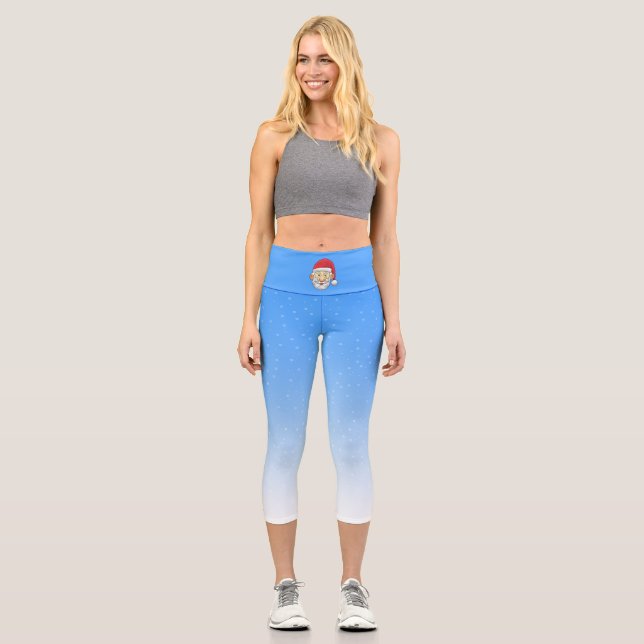 Leggings Capri Alegre Santa Claus (Anverso)