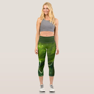 Leggings Capri Algae verde y alacena