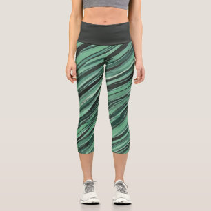 Leggings Capri Algas marinas flotantes