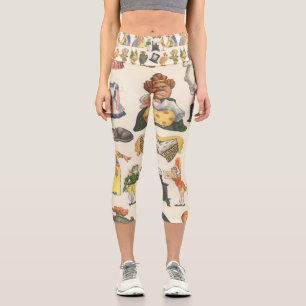 Leggings Capri Alicia en el País de las Maravillas, Muñeca de Pap