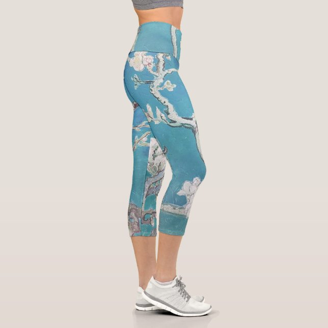 Leggings Capri Almond Blossom Van Gogh Art (Derecha)