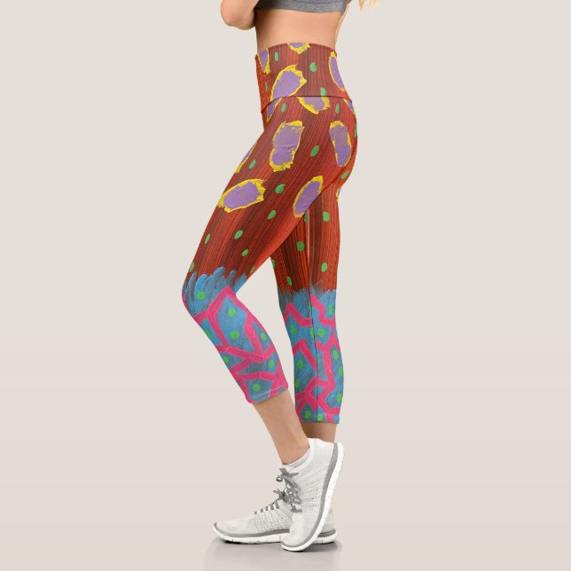 Leggings Capri Amalgamación (Izquierda)