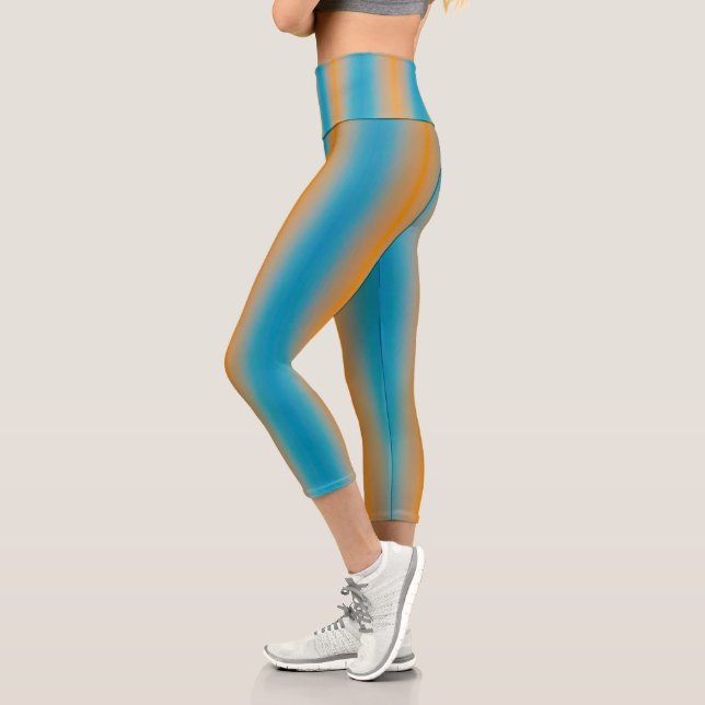 Leggings Capri amanecer del desierto (Izquierda)