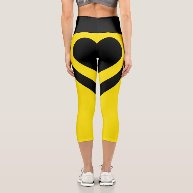 Leggings Capri Amar tus piernas de peluche (Reverso )