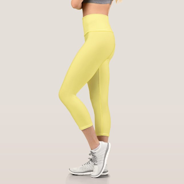 Leggings Capri Amarillo pálido (Izquierda)