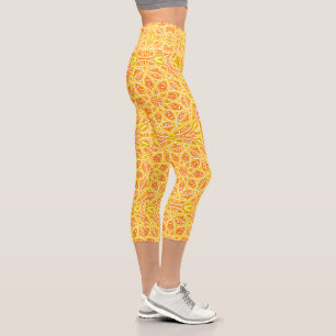 Leggings Capri Amarillo Yoga