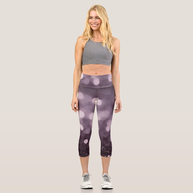 Leggings Capri 🔮 Amethyst Aura (Anverso)