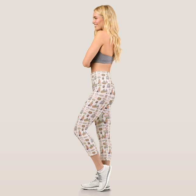 Leggings Capri AMIGOS™ | Iconos Personalizados (Izquierda)