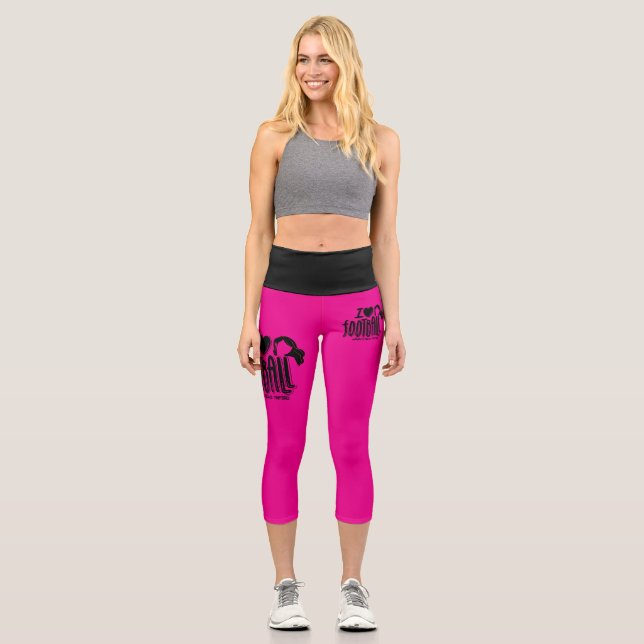 Leggings Capri Amo WTF PINK (Anverso)