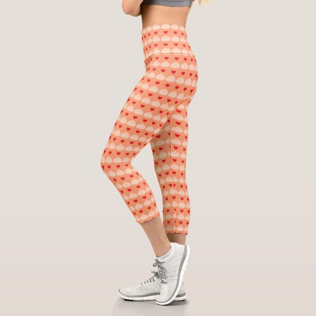 Leggings Capri Amor desmesurado Cantaloupe Capris de alta destrez (Izquierda)