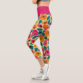 Leggings Capri Amor Floral Disperso