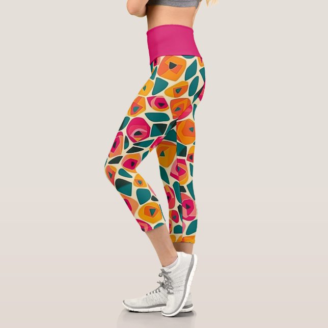 Leggings Capri Amor Floral Disperso (Izquierda)
