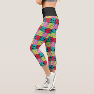 Leggings Capri Animaniacs | Gráfico de arte pop de Warner Sibling