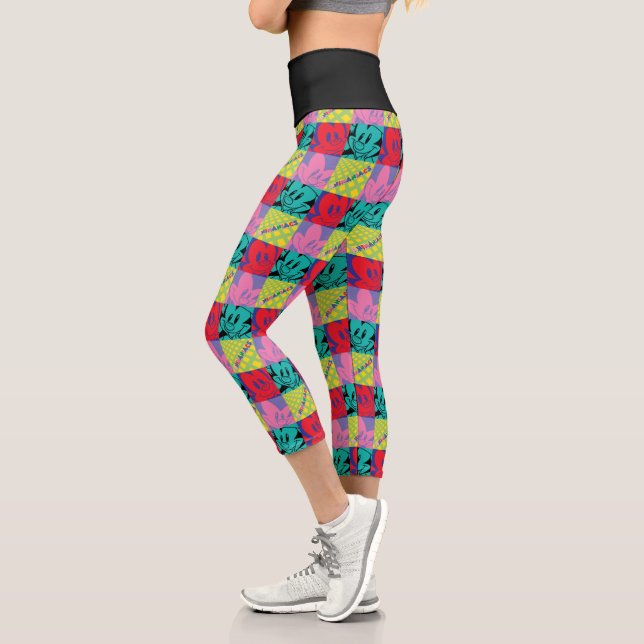 Leggings Capri Animaniacs | Gráfico de arte pop de Warner Sibling (Izquierda)