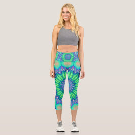 Leggings Capri Aquamandalla