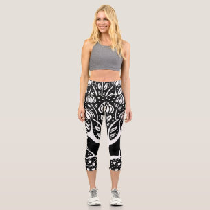 Leggings Capri Árbol de magnolia ornamental