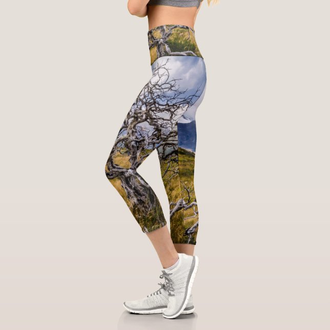 Leggings Capri Árbol quemado, Torres del Paine, Chile (Izquierda)