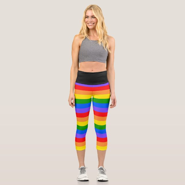 Leggings Capri Arcoiris colorido (Anverso)