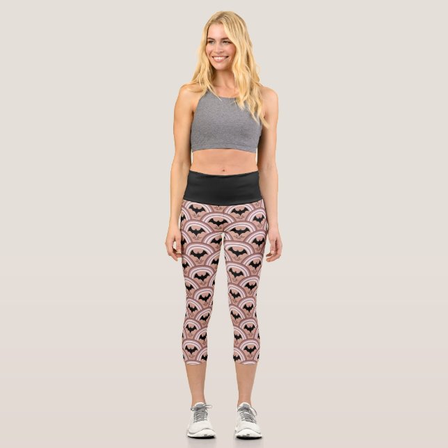 Leggings Capri Arcoiris de Halloween (Anverso)