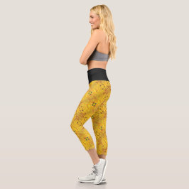 Leggings Capri arena amarilla