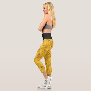 Leggings Capri arena amarilla